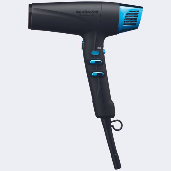 BaBylissPRO Nano Titanium Black & Blue Professional High-Speed Dual Ionic Dryer