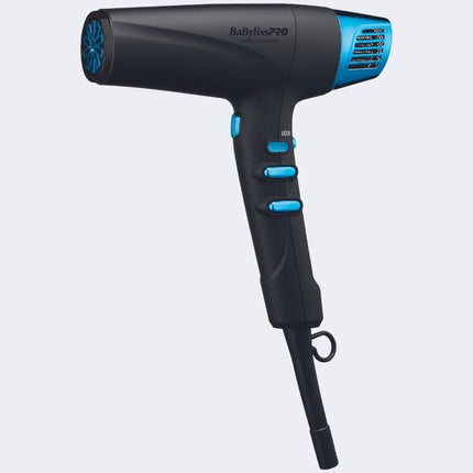 BaBylissPRO Nano Titanium Black & Blue Professional High-Speed Dual Ionic Dryer