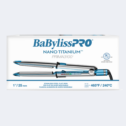BaBylissPRO Nano Titanium Prima3100® 1" Ionic Styling Iron