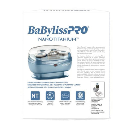 BaBylissPRO Nano Titanium Professional Hot Rollers - 5 Jumbo Rollers
