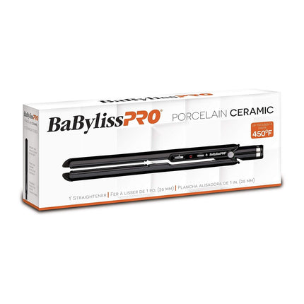 BaBylissPRO Porcelain Ceramic 1" Straightening Iron