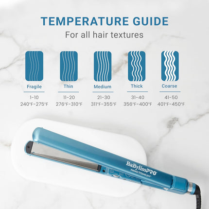 BaBylissPRO Nano Titanium 1" Ultra-Thin Straightener