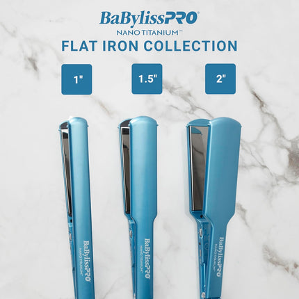 BaBylissPRO Nano Titanium 1" Ultra-Thin Straightener