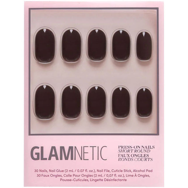 Glamnetic Bark Brown Press On Nails