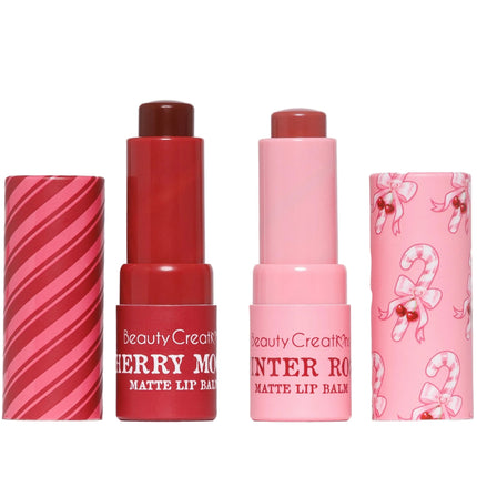 Beauty Creations Xmas Frosted Blur Matte Lip Balm Duo