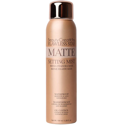 Beauty Creations Flawless Stay Aerosol Face Mist - Matte Setting Mist