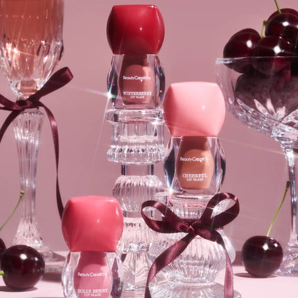 Beauty Creations Xmas Cherry On Top Lip Glaze Set