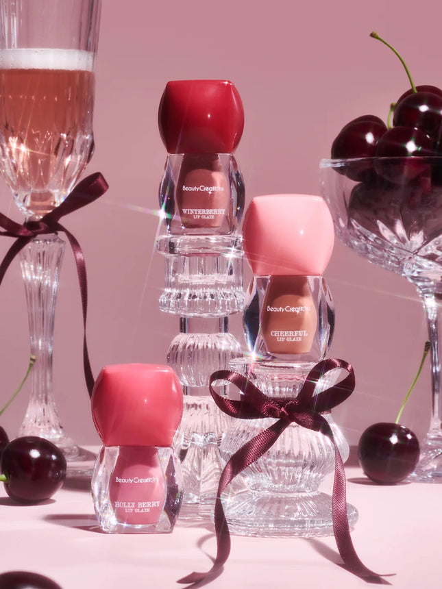 Beauty Creations Xmas Cherry On Top Lip Glaze Set