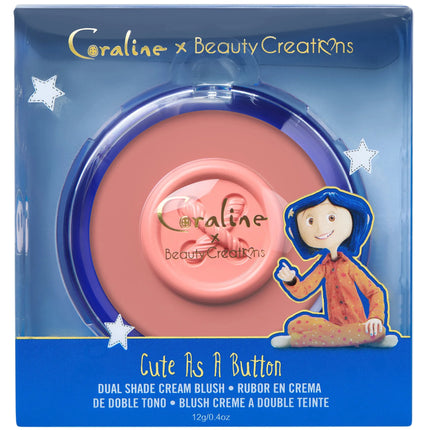Beauty Creations x Coraline "Cute As A Button" Dual Shade Cream Blush