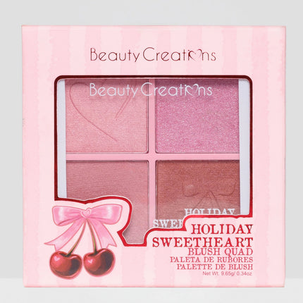 Beauty Creations Xmas Holiday Sweetheart Blush Quad