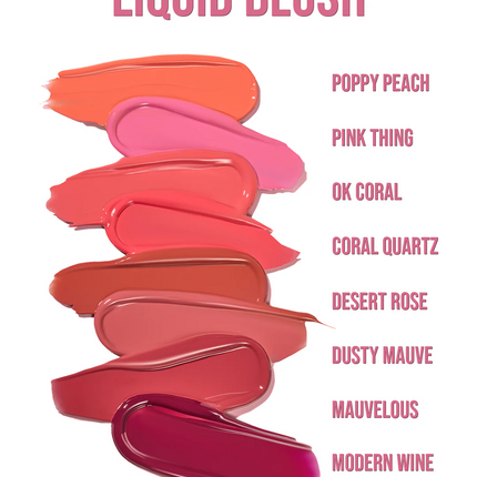 Beauty Creations Liquid Blush swatches 
