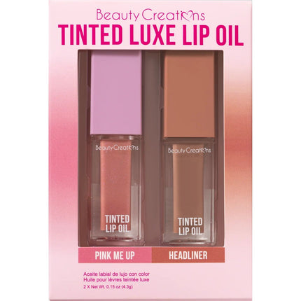 Beauty Creations Tinted Luxe Lip Oil Set - Soft Spoken