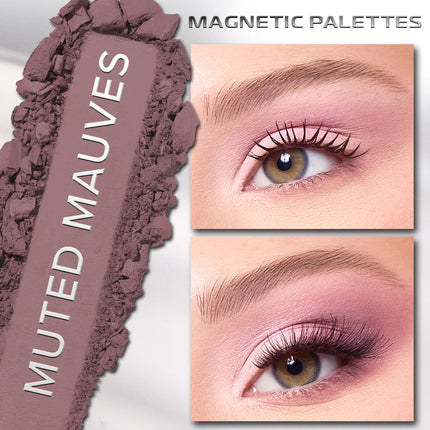 Beauty Creations Magnetic Palettes Muted Mauves Swatch