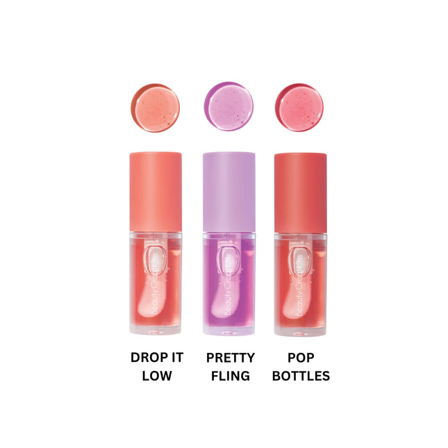 Beauty Creations Pinch of Sweetness PH Lip Oils Trio - The Reds