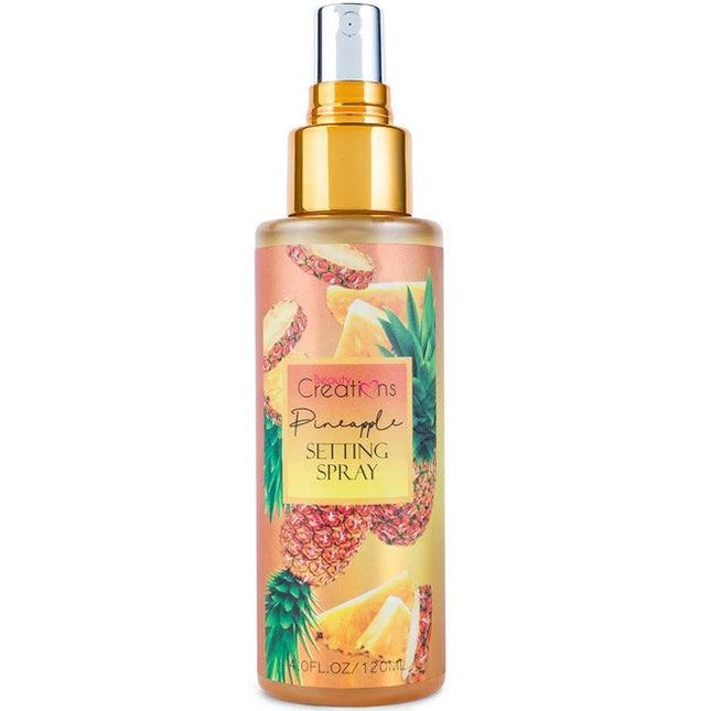 Beauty Creations Pineapple Setting Spray for oily skin.