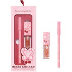 Beauty Creations Xmas Merry Kiss-Mas! Tinted Luxe Lip Oil & Wooden Lip Pencil Duo