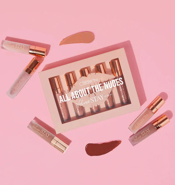 Beauty Creations Velvet Stay Lip Paint Set - All About The Nudes
