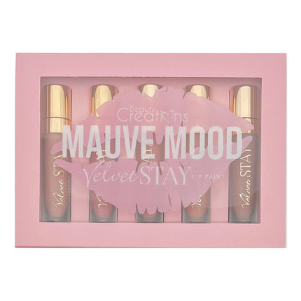 Beauty Creations Velvet Stay Lip Paint Set - Mauve Mood