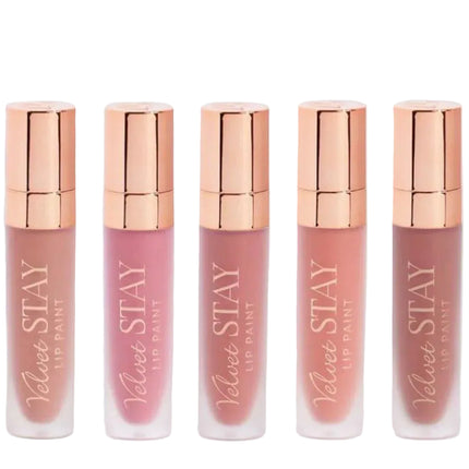 Beauty Creations Velvet Stay Lip Paint Set - Mauve Mood