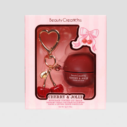 Beauty Creations Xmas Cherry & Jolly Keychain Tinted Lip Balm