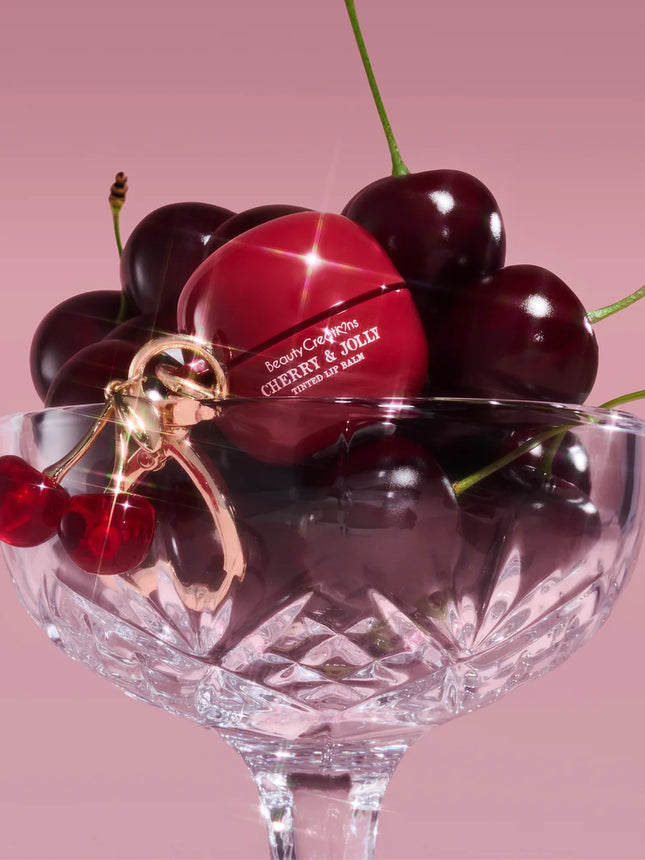 Beauty Creations Xmas Cherry & Jolly Keychain Tinted Lip Balm