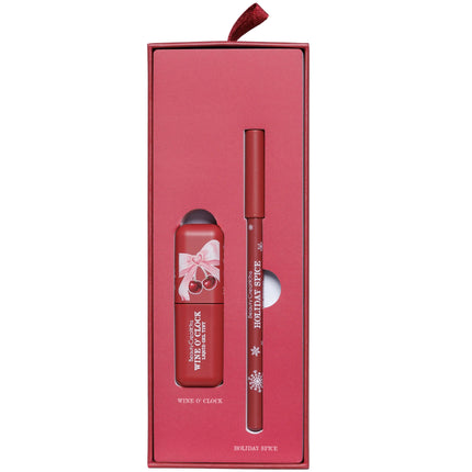 Beauty Creations Xmas Midnight Kiss Liquid Gel Tint & Wooden Lip Pencil Duo
