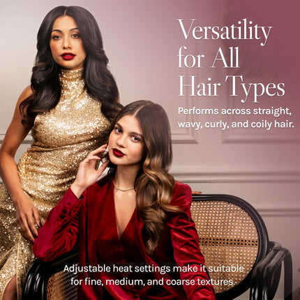 Bio Ionic Velvet Rouge Long Barrel Curling Iron