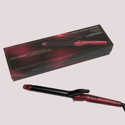 Bio Ionic Velvet Rouge Long Barrel Curling Iron