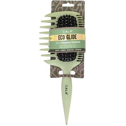 CALA 4-In-1 Detangling Hair Brush: Sage