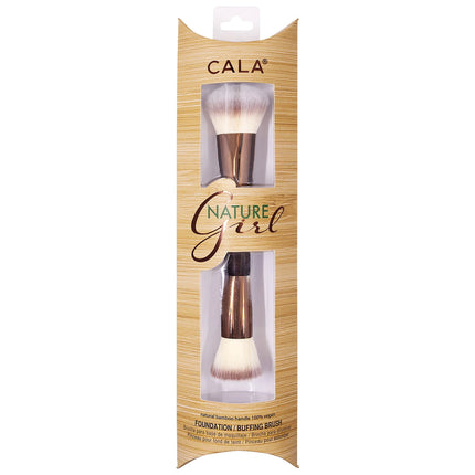 CALA Bamboo Double Ended Foundation & Buffing Brush