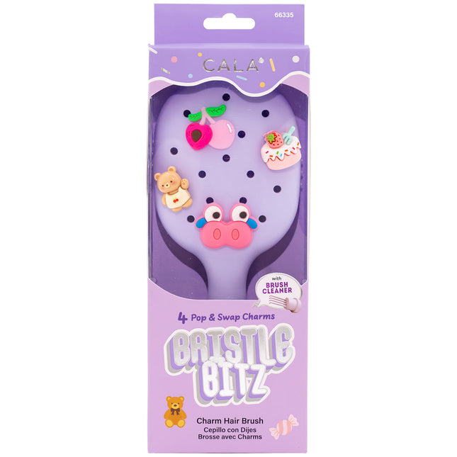 CALA Bristle Blitz Charm Hair Brush - Lavender