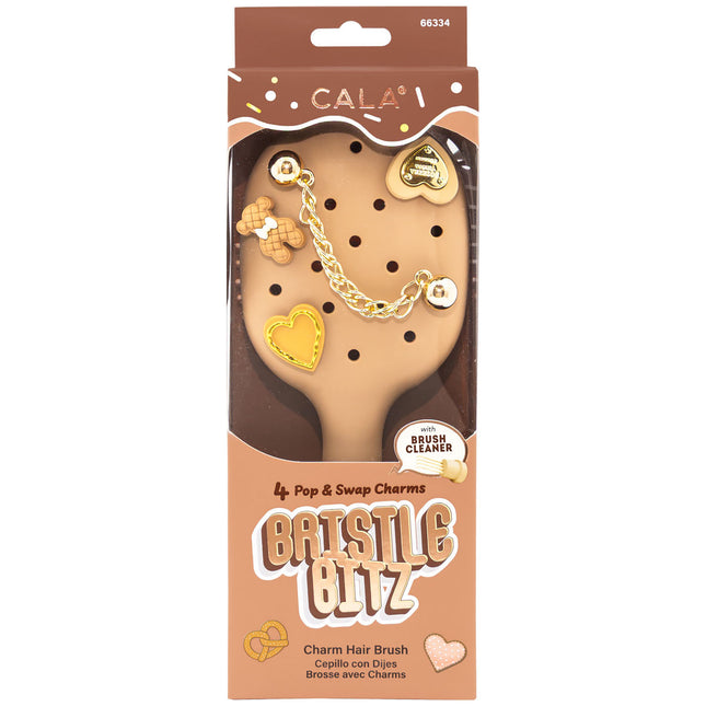 CALA Bristle Blitz Charm Hair Brush -Nude