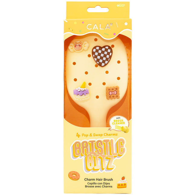 CALA Bristle Blitz Charm Hair Brush - Yellow