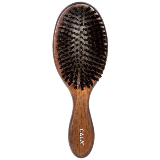 Cala Dark Bamboo Boar Bristles Hair Brush