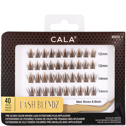 CALA Ombre Lash Clusters: Brown & Black