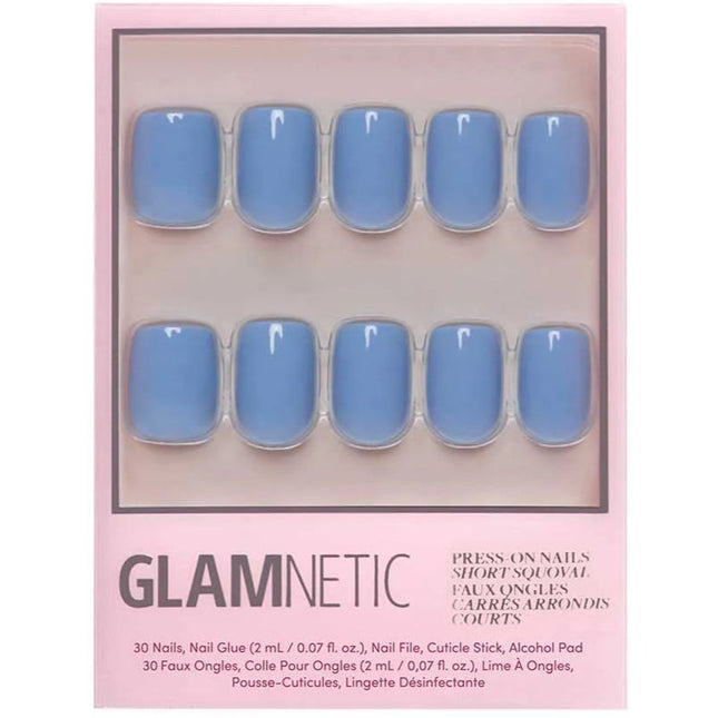 Glamnetic Cashmere Blue Press On Nails
