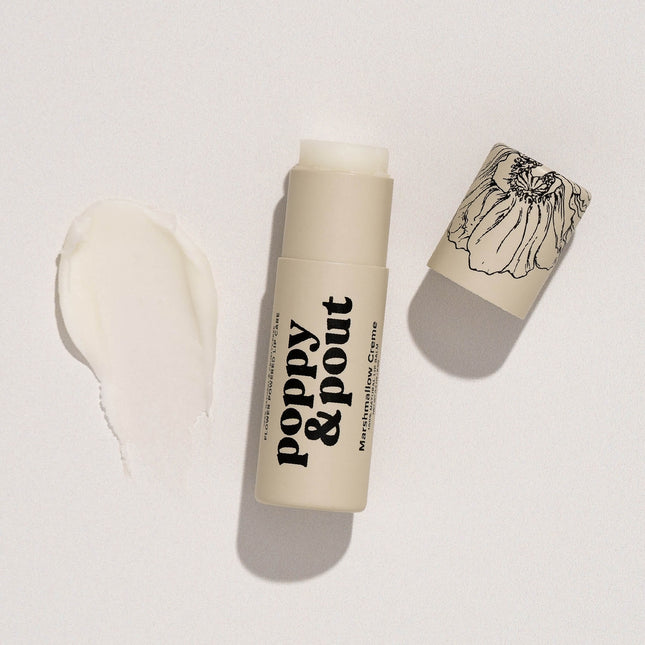 Poppy & Pout Lip Balm - Marshmallow Creme