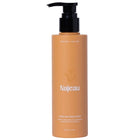 Najeau Mother Nature Leave-In Conditioner in a matte terracotta orange bottle with a black pump dispenser, set against a clean white background.