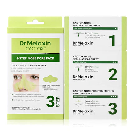 Dr. Melaxin CACTOX 3-Step Nose Mask Pack
