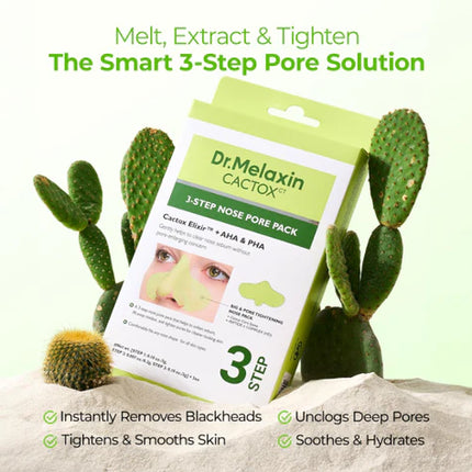 Dr. Melaxin CACTOX 3-Step Nose Mask Pack