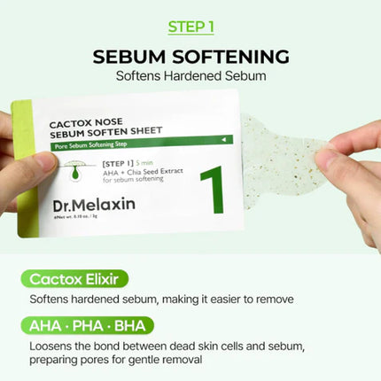 Dr. Melaxin CACTOX 3-Step Nose Mask Pack