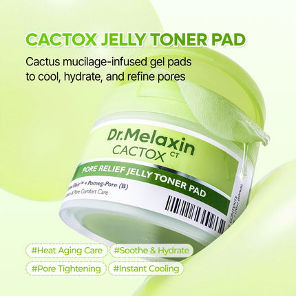 Dr. Melaxin CACTOX Pore Relief Jelly Toner 60 Pads
