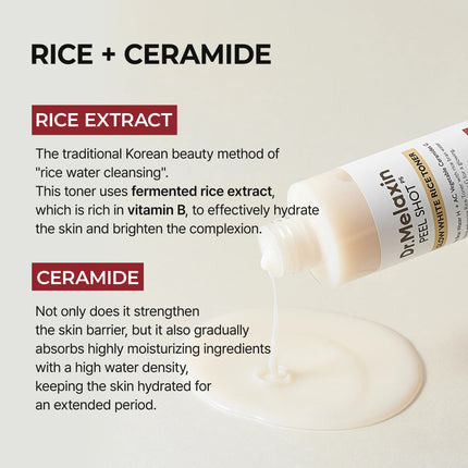 Dr. Melaxin Peel Shot Glow Rice Toner