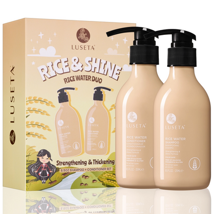 Luseta Rice Water Shampoo & Conditioner Set