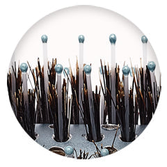 Olivia Garden EcoHair Eco-Friendly Bamboo Combo Vent Brush - 16 PC Display