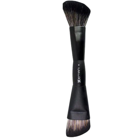 Emani Cosmetics Duo Foundation & Contour Brush