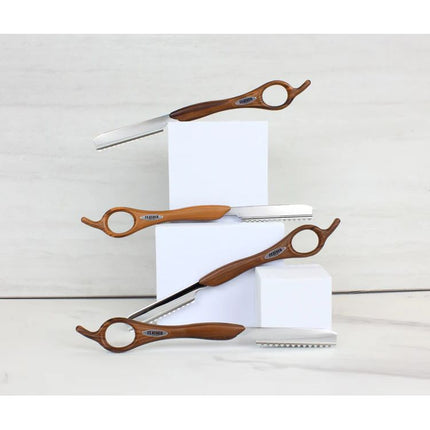 Feather Wood Look Styling Razor Kit