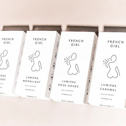French Girl Caramel Shimmer Oil