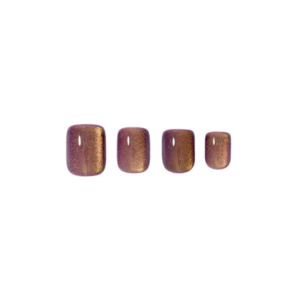 Absolute New York Glamify NTME02 Mesmerize Deluxe Press On Nails - Square Short