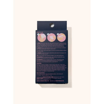 Absolute New York Glamify NTME04 Mesmerize Deluxe Press On Nails - Square Short